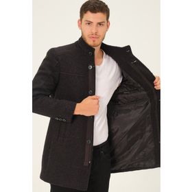 Dewberry PLT8369 Siyah Erkek Palto
