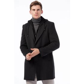 Dewberry PLT8376 Antrasit Erkek Palto