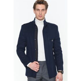 Dewberry PLT8378 Lacivert Erkek Palto