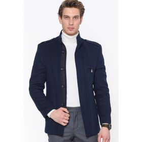 Dewberry PLT8378 Lacivert Erkek Palto