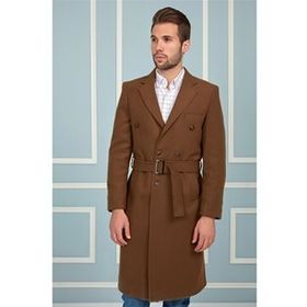 Dewberry Plt8382 Camel Erkek Palto