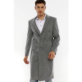 Dewberry PLT8382 Gri Erkek Palto