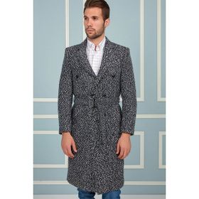 Dewberry PLT8382 Lacivert Erkek Palto