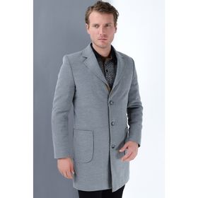 Dewberry PLT8384 Gri Erkek Palto