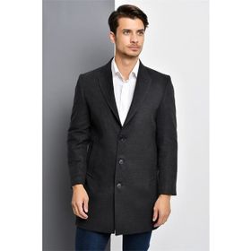 Dewberry Plt8390 Antrasit Erkek Palto