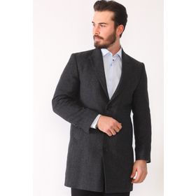 Dewberry Plt8390 Antrasit Erkek Palto