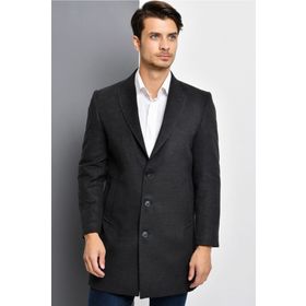 Dewberry Plt8390 Antrasit Erkek Palto