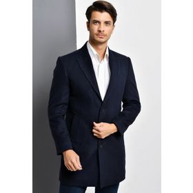 Dewberry Plt8390 Lacivert Erkek Palto