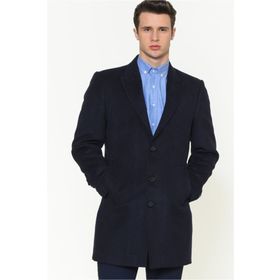 Dewberry Plt8390 Lacivert Erkek Palto