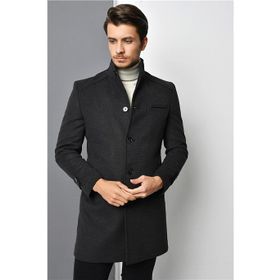 Dewberry Plt8391 Antrasit Erkek Palto