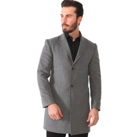 Dewberry PLT8398 Koyu Gri Erkek Palto
