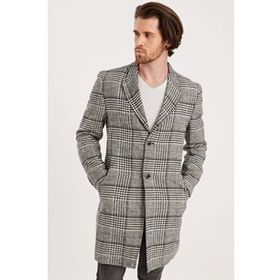 Dewberry Plt8398 Siyah Erkek Palto