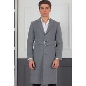 Dewberry PLT8400 Gri Erkek Palto