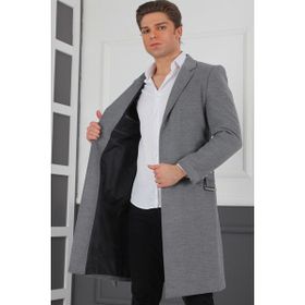 Dewberry PLT8400 Gri Erkek Palto