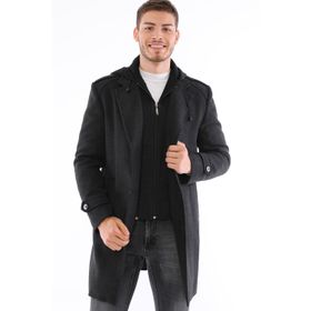 Dewberry PLT8401 Antrasit Erkek Palto
