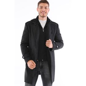 Dewberry PLT8401 Antrasit Erkek Palto