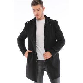 Dewberry PLT8401 Siyah Erkek Palto