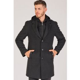 Dewberry PLT8406 Antrasit Erkek Palto