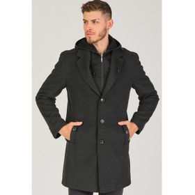 Dewberry PLT8406 Antrasit Erkek Palto