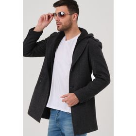 Dewberry PLT8406 Antrasit Erkek Palto