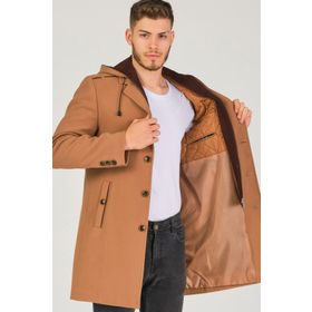 Dewberry PLT8406 Camel Erkek Palto