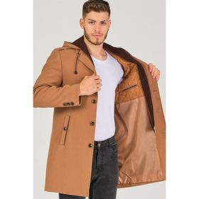 Dewberry PLT8406 Camel Erkek Palto