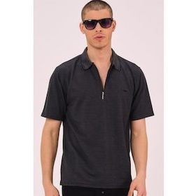 Dewberry T0736 Siyah Erkek T-Shirt