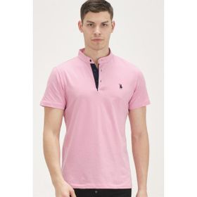 Dewberry T8560 Pembe Erkek T-Shirt