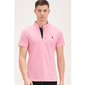 Dewberry T8560 Pembe Erkek T-Shirt