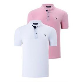 Dewberry T8560 Pembe Erkek T-Shirt