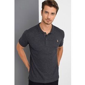 Dewberry T8561 Koyu Antrasit Erkek T-Shirt
