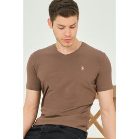 Dewberry T8568 Kahve Erkek T-Shirt