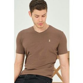 Dewberry T8568 Kahve Erkek T-Shirt