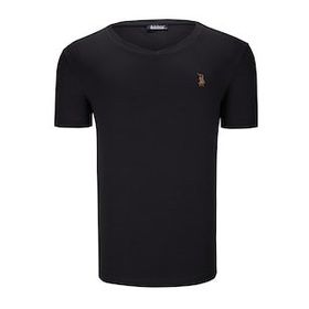 Dewberry T8568 Koyu Siyah Erkek T-Shirt