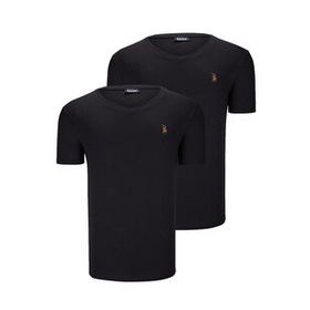 Dewberry T8568 Koyu Siyah Erkek T-Shirt