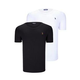 Dewberry T8568 Koyu Siyah Erkek T-Shirt