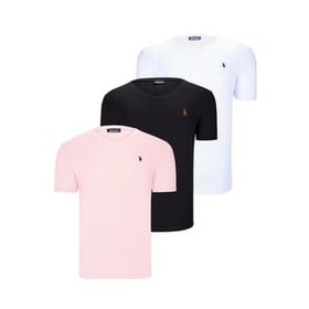 Dewberry T8568 Koyu Siyah Erkek T-Shirt