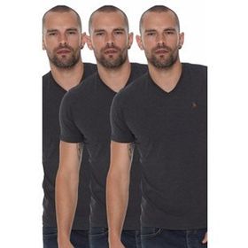 Dewberry T8568 V Yaka Antrasit Erkek T-shirt