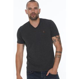Dewberry T8568 V Yaka Antrasit Erkek T-shirt