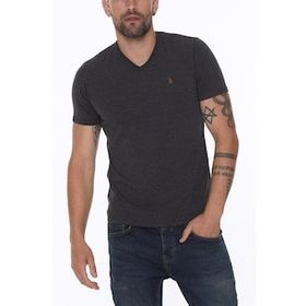 Dewberry T8568 V Yaka Antrasit Erkek T-shirt