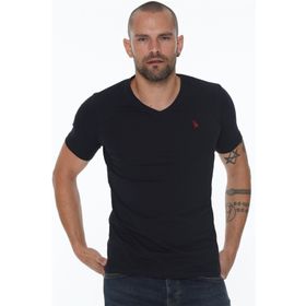 Dewberry T8568 V Yaka Lacivert Erkek T-shirt
