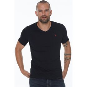 Dewberry T8568 V Yaka Lacivert Erkek T-shirt