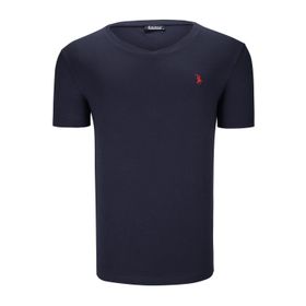Dewberry T8568 V Yaka Lacivert Erkek T-shirt