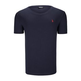 Dewberry T8568 V Yaka Lacivert Erkek T-shirt