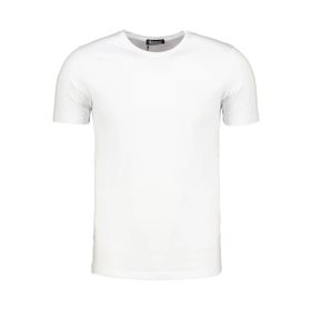 Dewberry T8569 Bisiklet Yaka Beyaz Erkek T-shirt