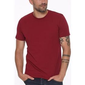 Dewberry T8569 Bisiklet Yaka Bordo Erkek T-shirt
