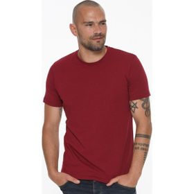 Dewberry T8569 Bisiklet Yaka Bordo Erkek T-shirt