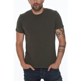 Dewberry T8569 Bisiklet Yaka Haki Erkek T-shirt