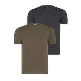 Dewberry T8569 Bisiklet Yaka Haki Erkek T-shirt
