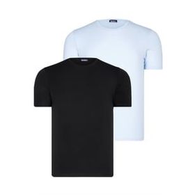 Dewberry T8569 Bisiklet Yaka Mavi Erkek T-shirt
